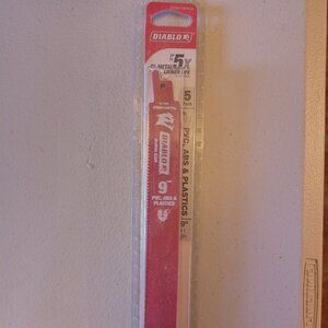 Diablo Tools DS0911BPFG5 9" 11TPI Bi-Metal Reciprocating Saw Blade for PVC, ABS